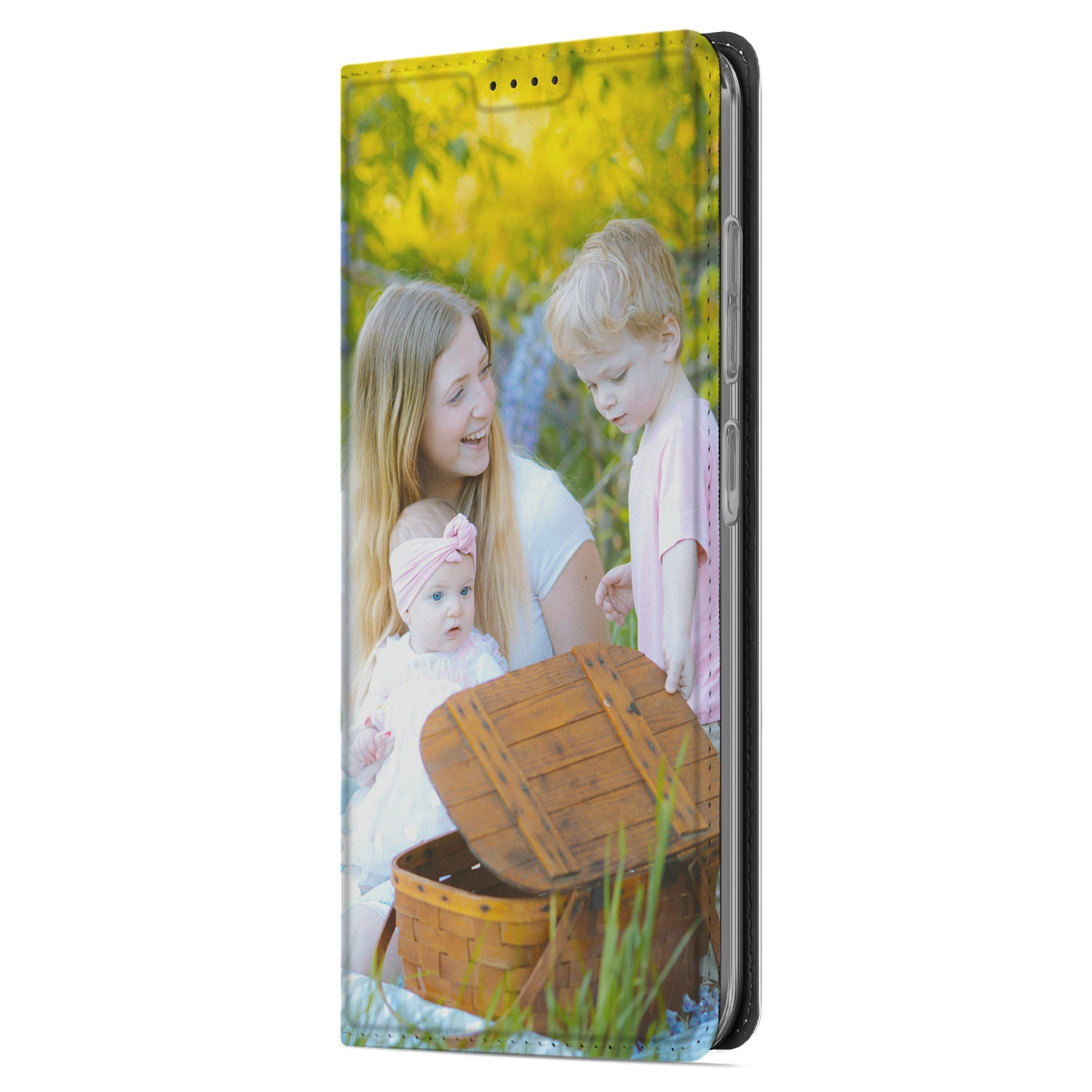 Samsung Galaxy A56 A36 Stand Case Hoesje Maken foto gezin buiten
