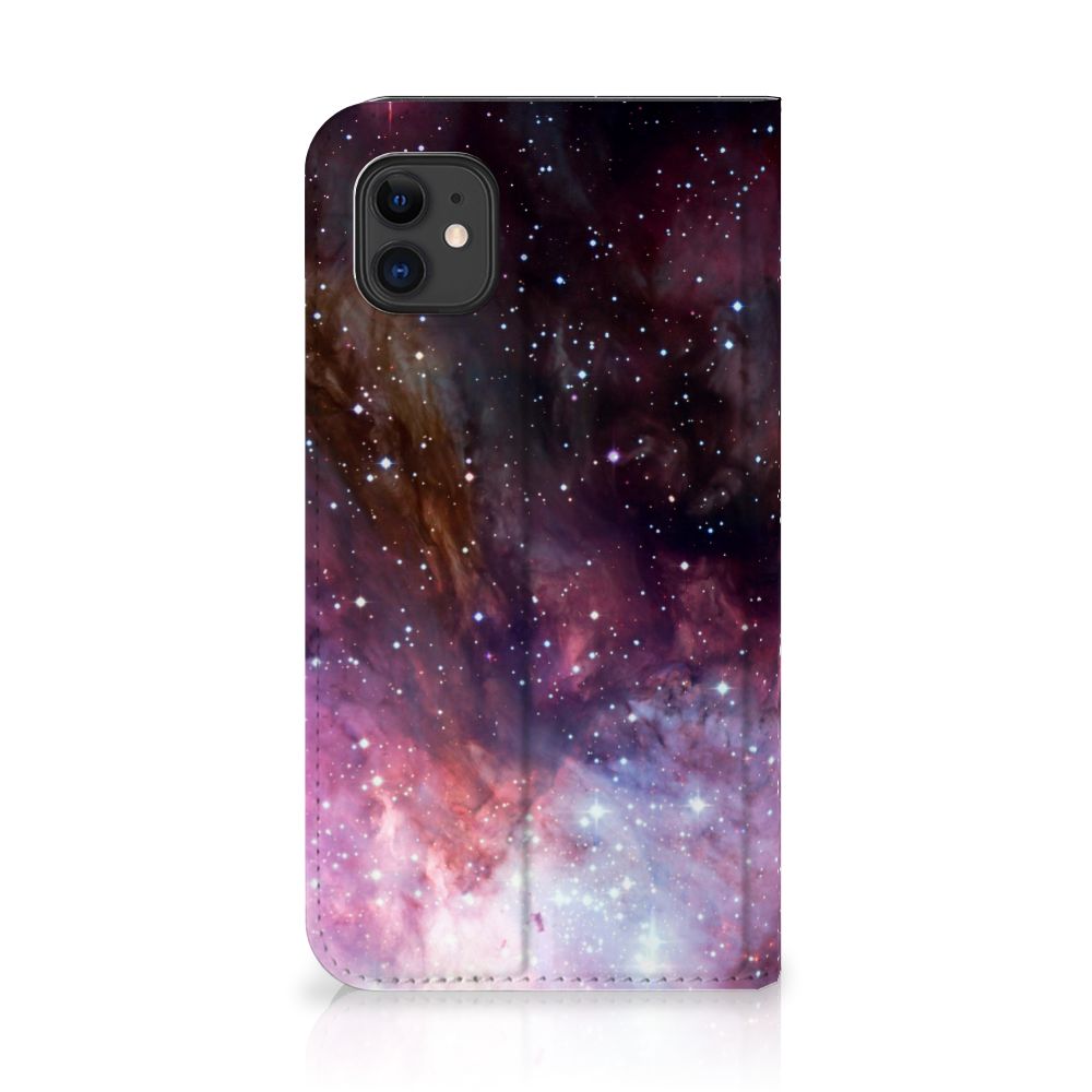 Apple iPhone 11 Stand Case Galaxy design achterzijde