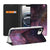 Apple iPhone 16e Stand Case Galaxy design voorkant achteraanzicht