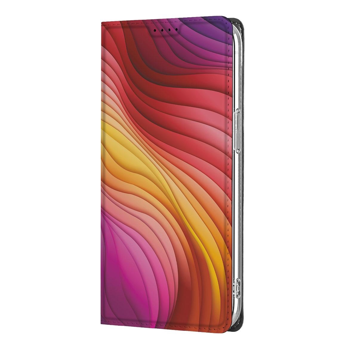 Apple iPhone 16e Stand Case Regenboog zijaanzicht