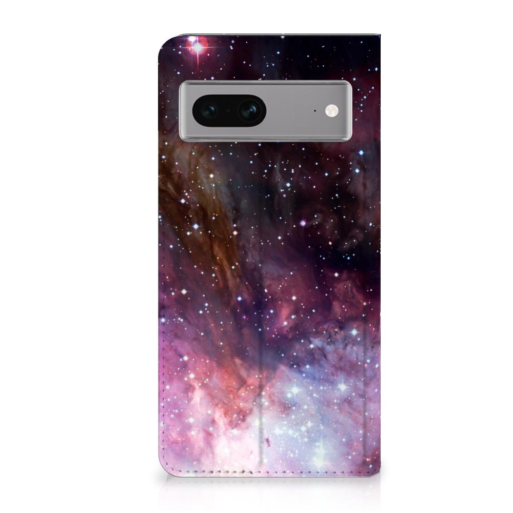 Google Pixel 7 Stand Case Galaxy design heelal aanzicht