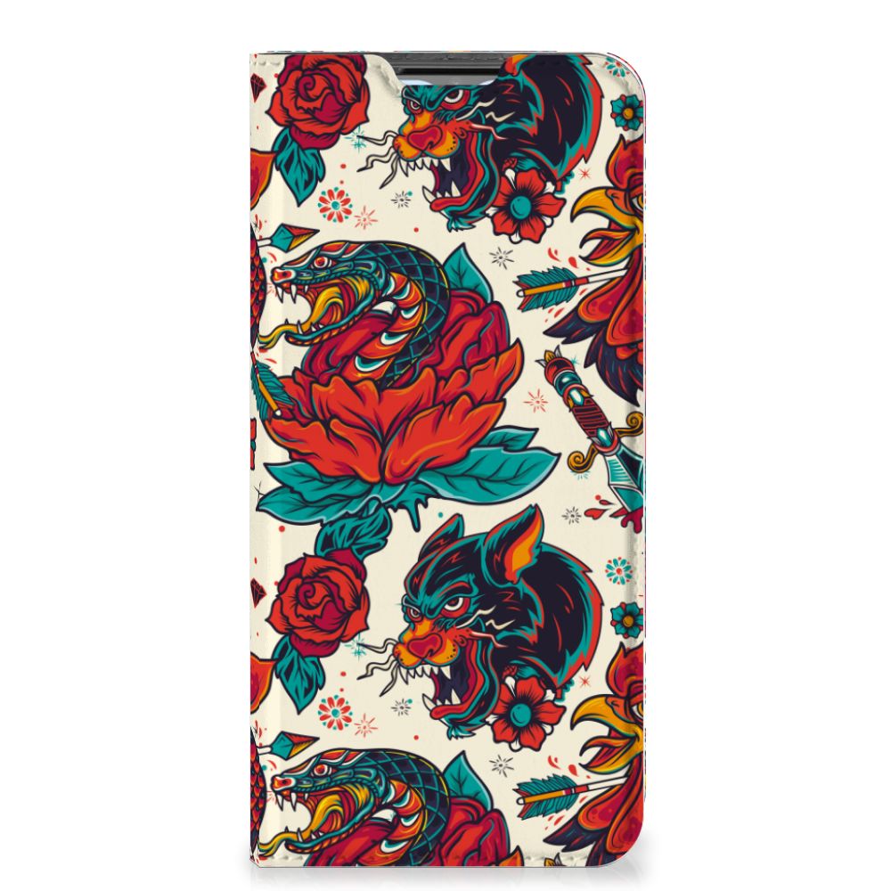 Stand Case voor OPPO A54s | A16 | A16s Old Skool - B2C Telecom