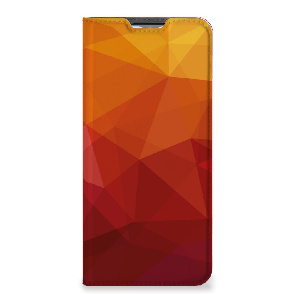 Stand Case voor OPPO A54s | A16 | A16s Polygon Red - B2C Telecom