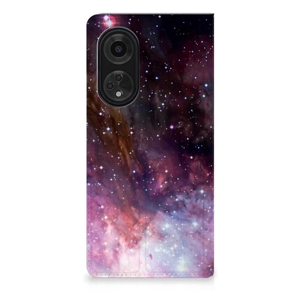 Stand Case voor OPPO A98 5G Galaxy met een prachtig sterrenhemelontwerp, ideaal voor cadeau, gebruiksgemak en bescherming.