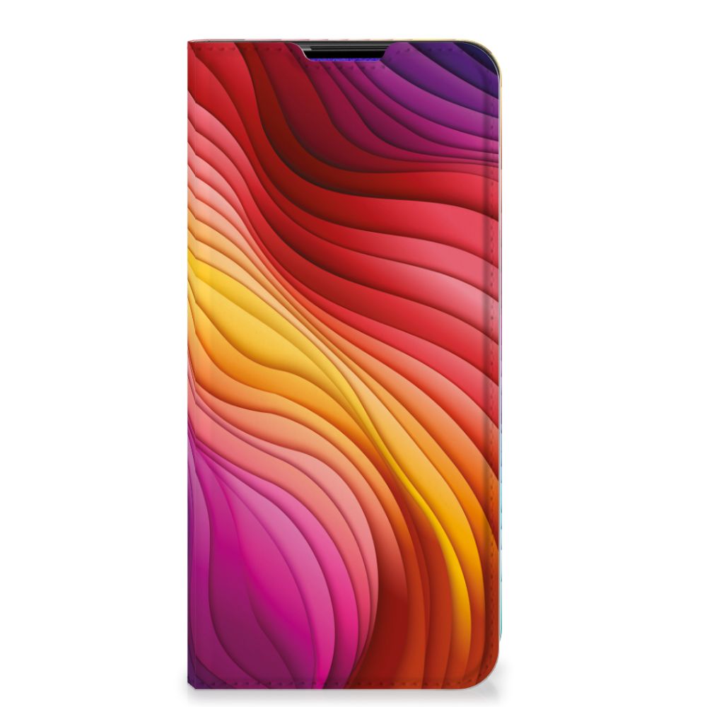Samsung Galaxy A03s Stand Case Regenboog design front