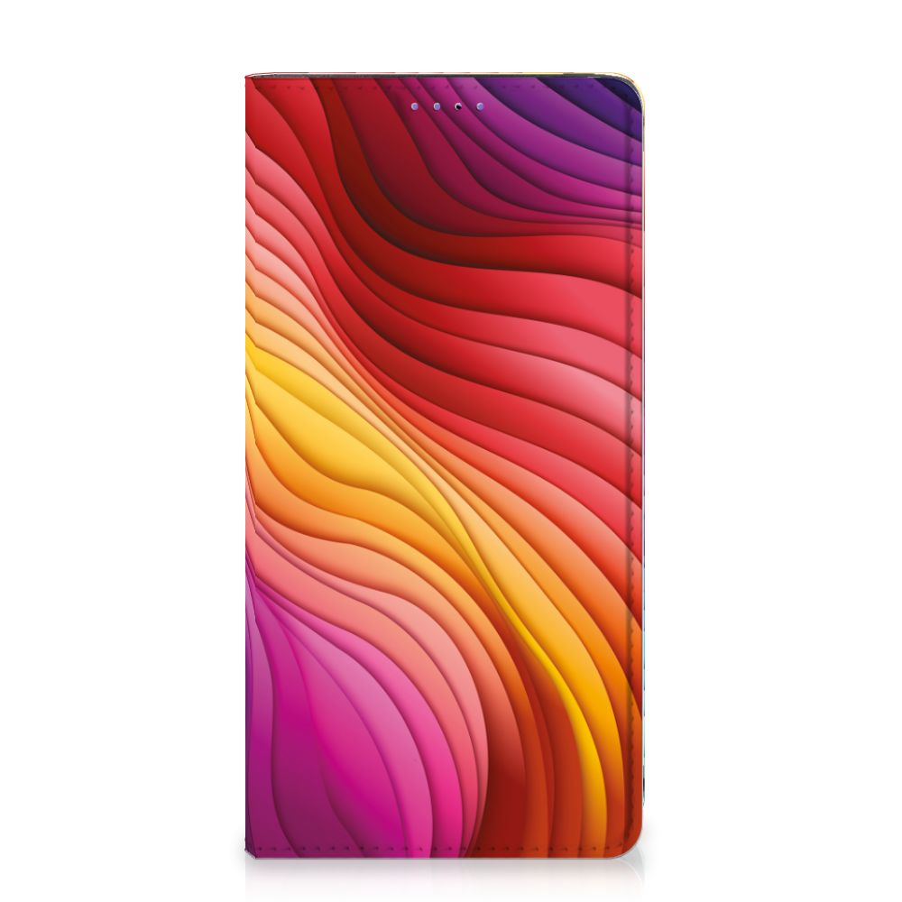 Samsung Galaxy A51 Stand Case Regenboog kleurverloop vooraanzicht