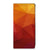 Samsung Galaxy S25 Plus Stand Case Polygon Red abstract design voorzijde