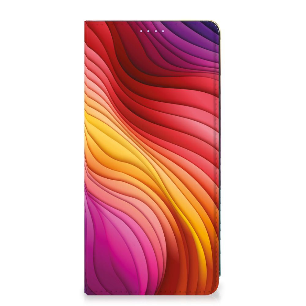Xiaomi Redmi Note 10 Pro Stand Case Regenboog voorkant kleurverloop design