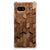 Google Pixel 7A Stevig Telefoonhoesje Wooden Cubes achterkant
