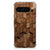 Google Pixel 9 Pro XL Stevig Telefoonhoesje Wooden Cubes bovenaanzicht