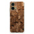 Motorola Moto G35 Stevig Telefoonhoesje Wooden Cubes achterkant