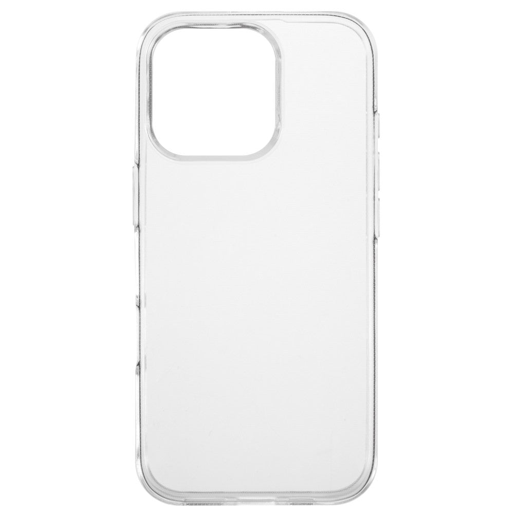 Apple iPhone 16 Pro Max TPU Back Cover Hoesje Transparant voorkant