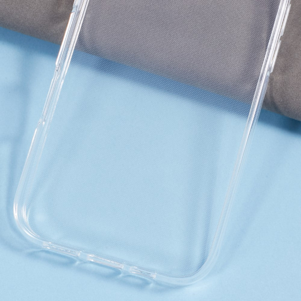 Apple iPhone 16 Pro Max TPU Back Cover Hoesje Transparant detail voorkant