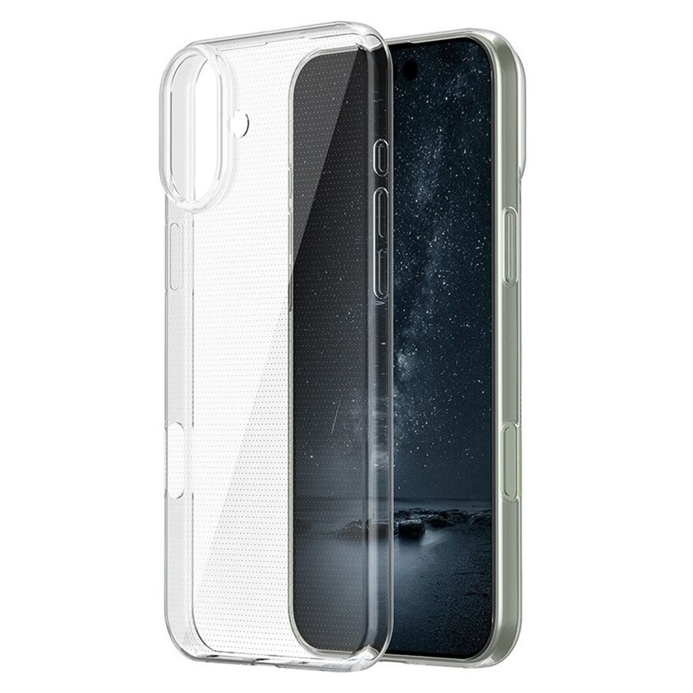 Apple iPhone 16 Plus TPU Back Cover Hoesje voor de Apple iPhone 16 Plus - Transparant ontwerp achterkant