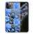 TPU Case voor Apple iPhone 11 Pro Flowers Blue met prachtig blauw bloemenontwerp 🌸 op een stijlvolle achtergrond.