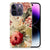 TPU Case voor Apple iPhone 14 Pro Bloemen met een romantisch bloemenmotief.