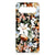 TPU Case voor Google Pixel 8 Dark Flowers bloemen design achterkant
