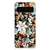 TPU Case voor Google Pixel 8 Pro Dark Flowers met kleurrijke bloemen en een elegante uitstraling 🌸