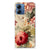 Motorola Moto G14 TPU Case Bloemen achterkant