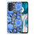 Motorola Moto G52/G82 TPU Case Flowers Blue voorkant