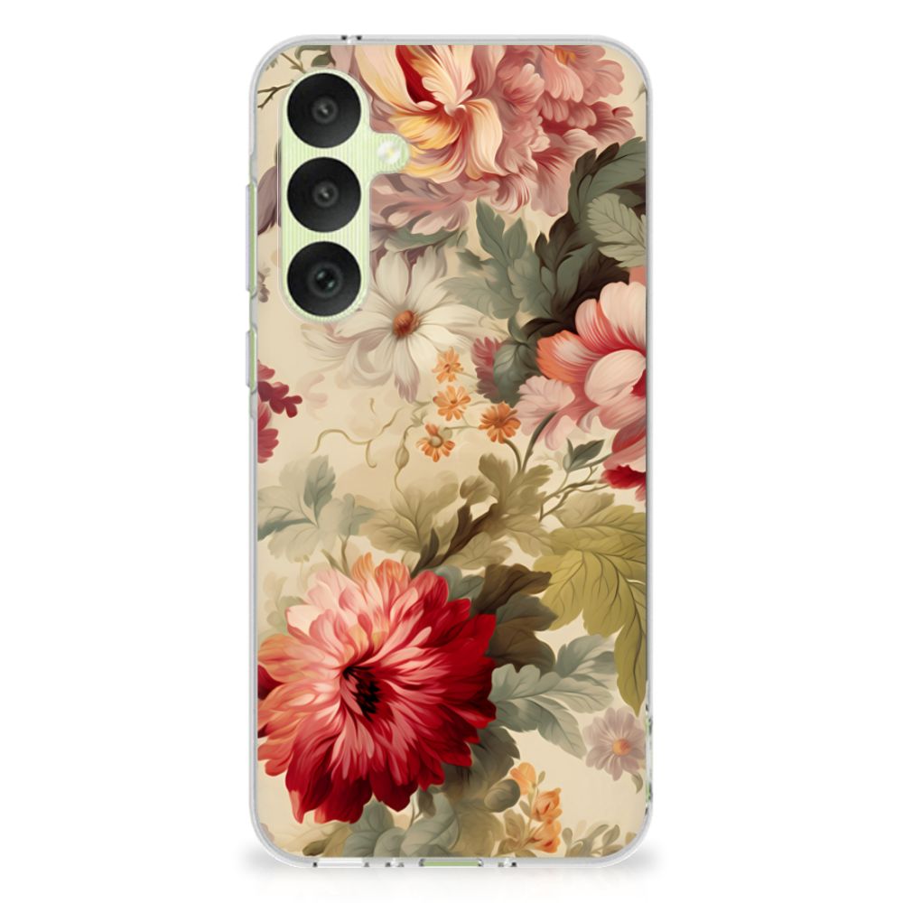 TPU Case voor Samsung Galaxy A35 Bloemen - Elegant bloemenontwerp voor bescherming en gebruiksgemak 🌺