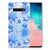 Samsung Galaxy S10 Plus TPU Case Flowers Blue voorkant