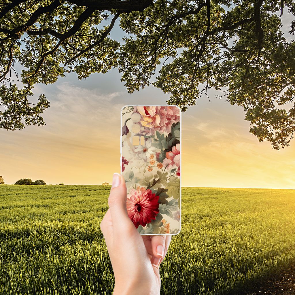 Xiaomi Poco F5 Pro TPU Case Bloemen voorkant