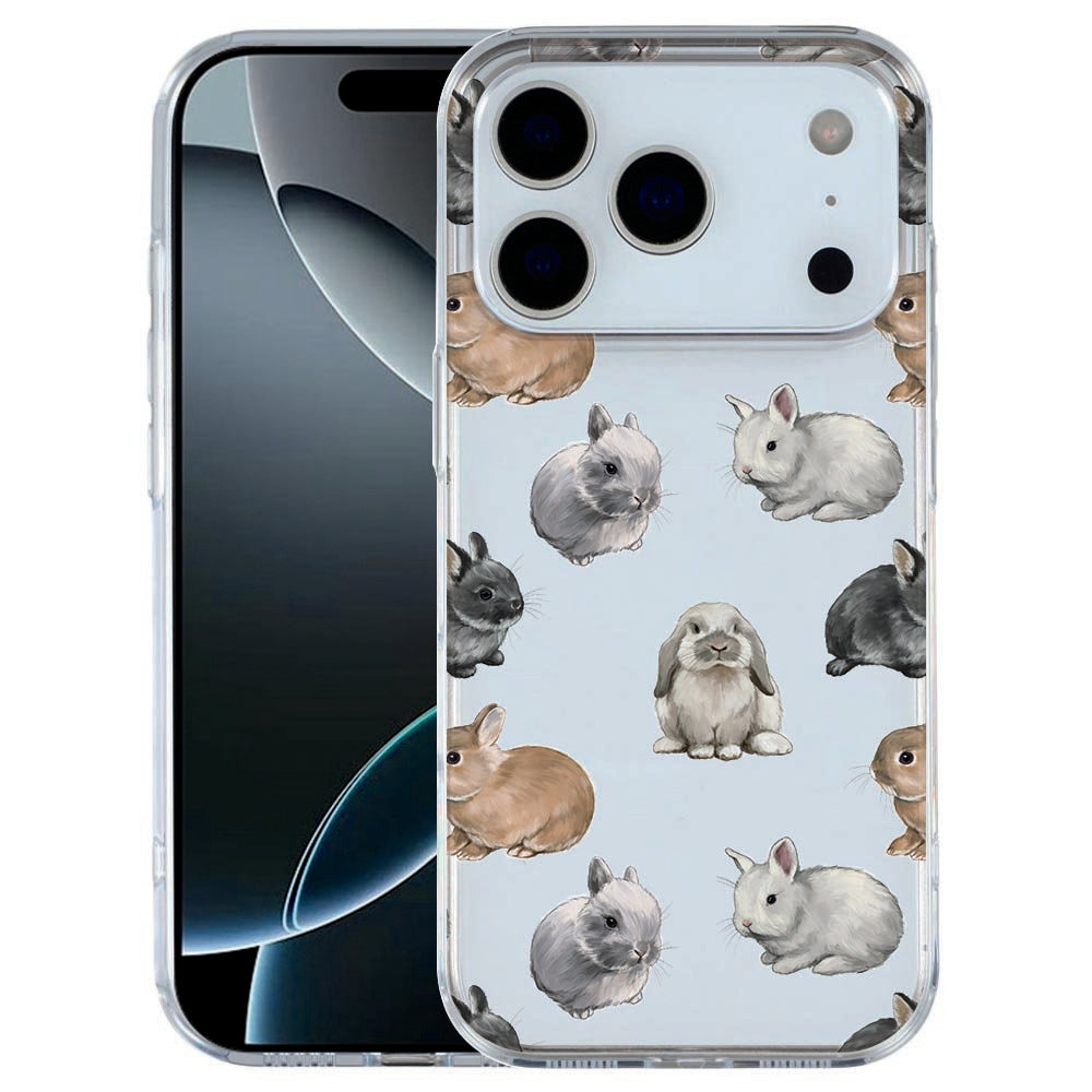 TPU Hoesje Apple iPhone 17 Pro Konijntjes