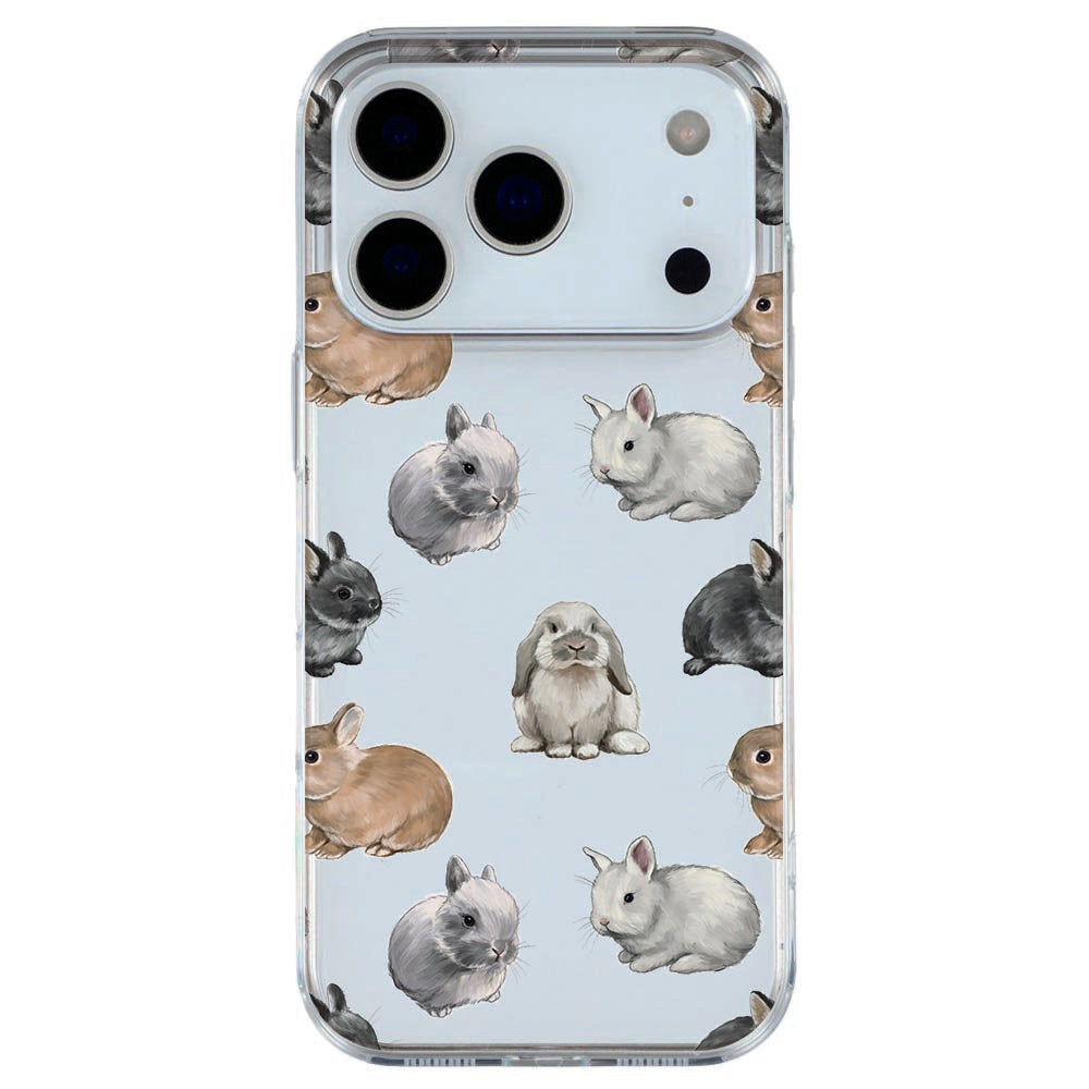 TPU Hoesje Apple iPhone 17 Pro Konijntjes