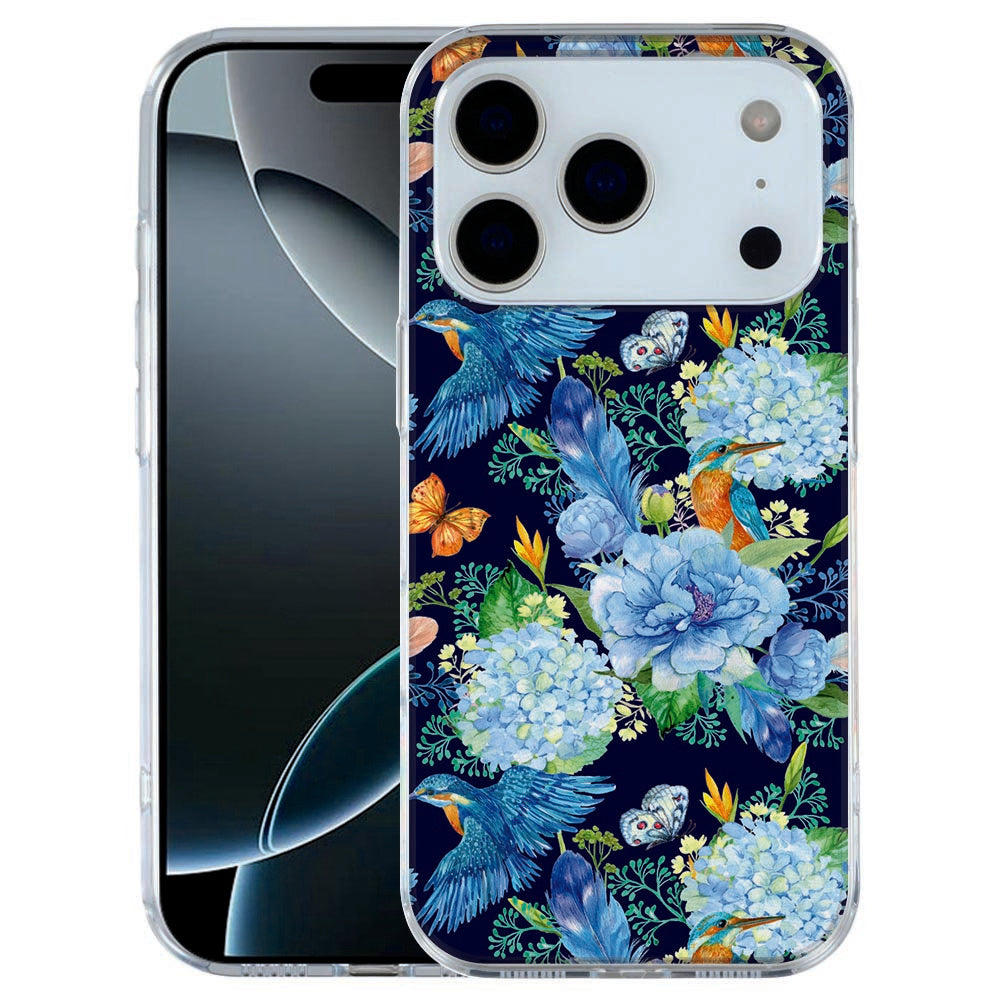 TPU Hoesje Apple iPhone 17 Pro Siliconen hoesje IJsvogel