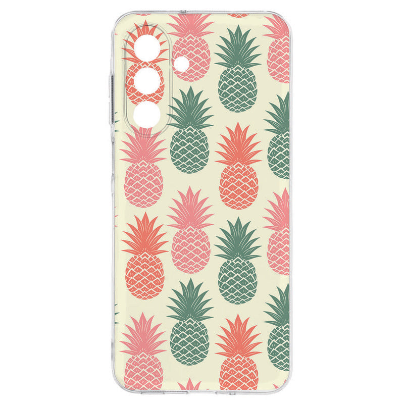 Samsung Galaxy A17 TPU Hoesje Ananas Backcover Ananasprint achterzijde