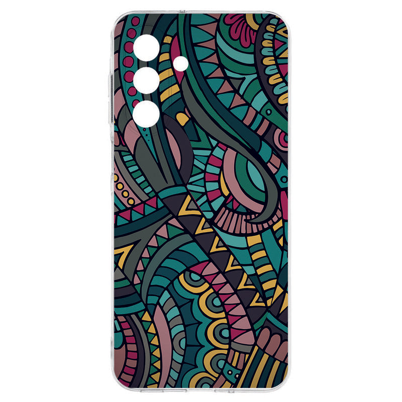 TPU Hoesje Samsung Galaxy A17 Aztec Backcover design kleurrijk