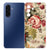 Samsung Galaxy A17 TPU Hoesje Lovely Flowers achteraanzicht