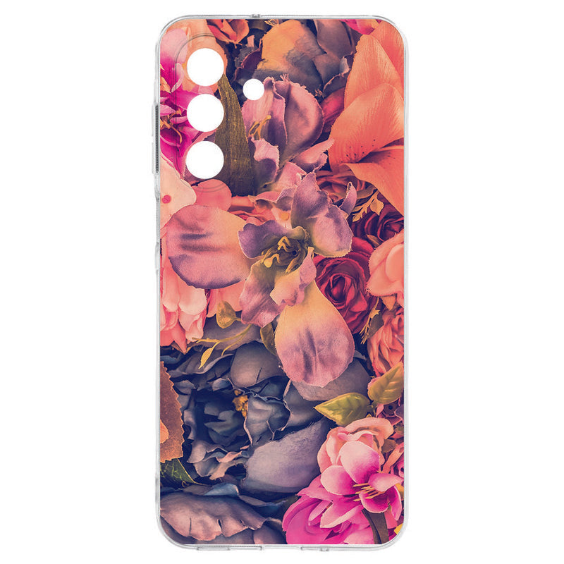 Samsung Galaxy A17 TPU Hoesje Bosje Bloemen Backcover bloemen design achterkant