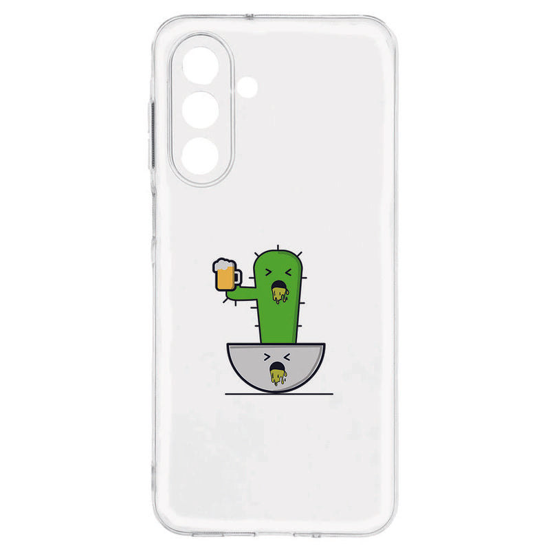 TPU Hoesje Samsung Galaxy A17 Braktus Backcover cactus ontwerp voorkant
