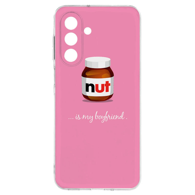TPU Hoesje Samsung Galaxy A17 Hoesje Nut Boyfriend Backcover ontwerp aanzicht