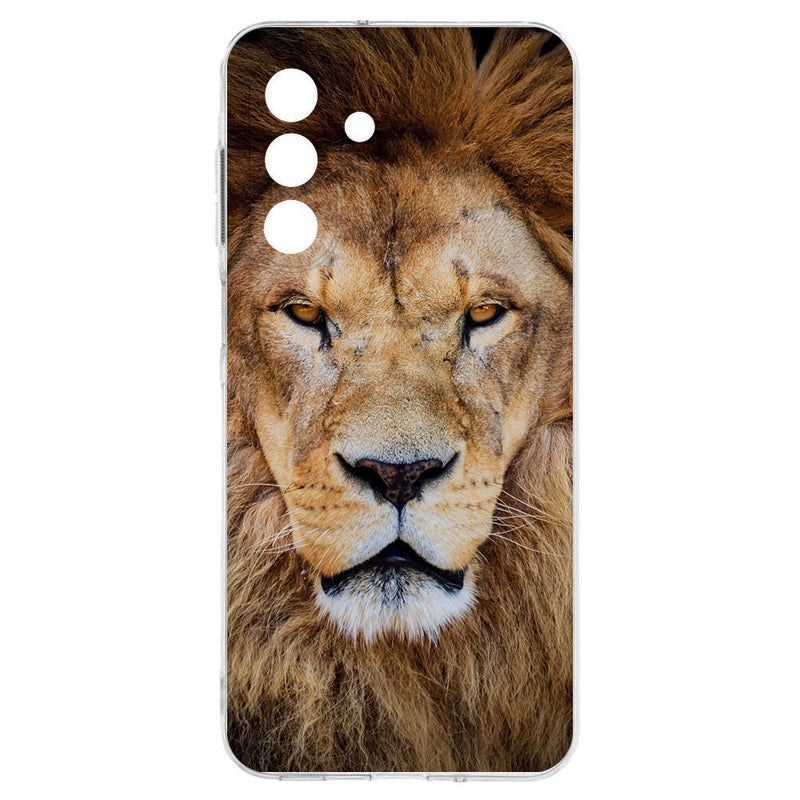 Samsung Galaxy A17 TPU Hoesje Leeuw achterkant