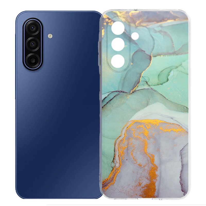 Samsung Galaxy A17 TPU Hoesje Watercolor Mix achterzijde