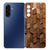 Samsung Galaxy A17 TPU Hoesje Wooden Cubes Backcover achteraanzicht