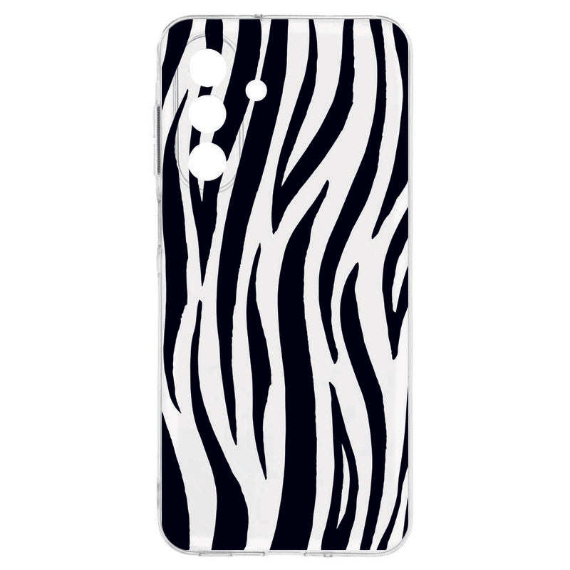 Samsung Galaxy A17 TPU Hoesje Zebra Backcover design voorkant