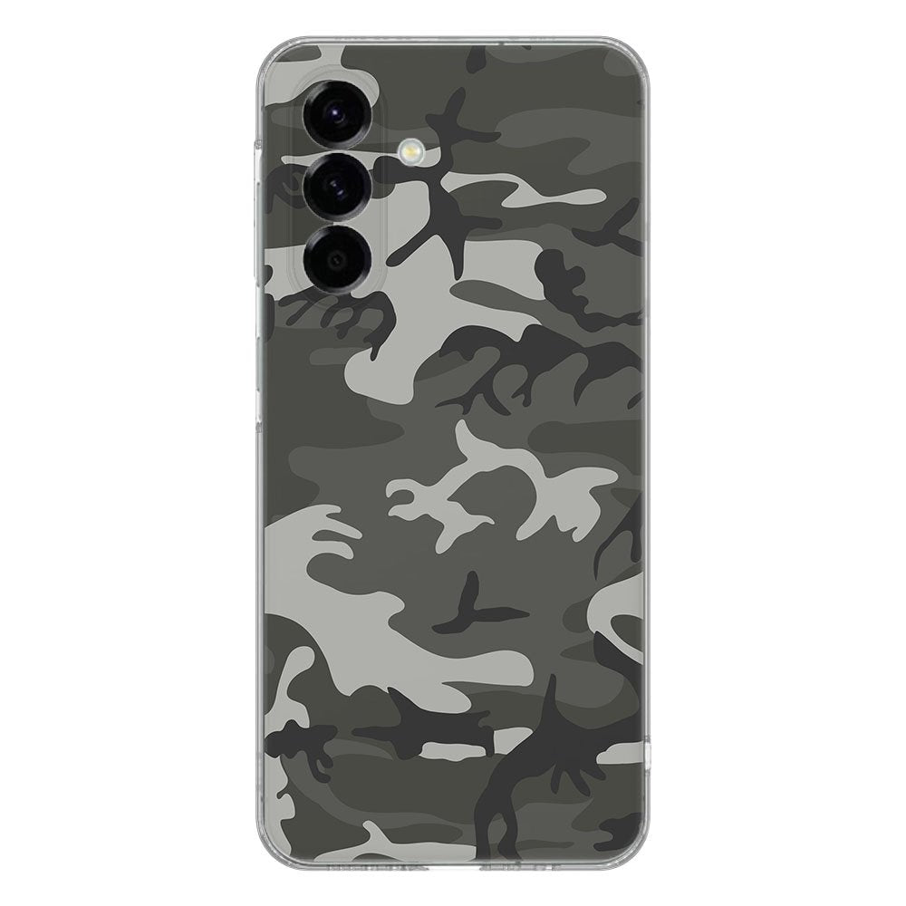 Samsung Galaxy A56 TPU Hoesje Army Light backcover camouflage design achterkant