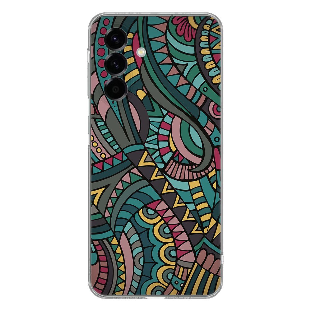 Samsung Galaxy A56 TPU Hoesje Aztec Backcover design achterkant