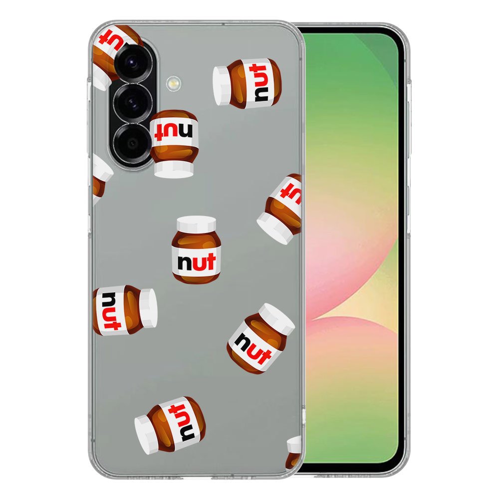 Samsung Galaxy A56 TPU Hoesje Nut Jar Backcover voorzijde