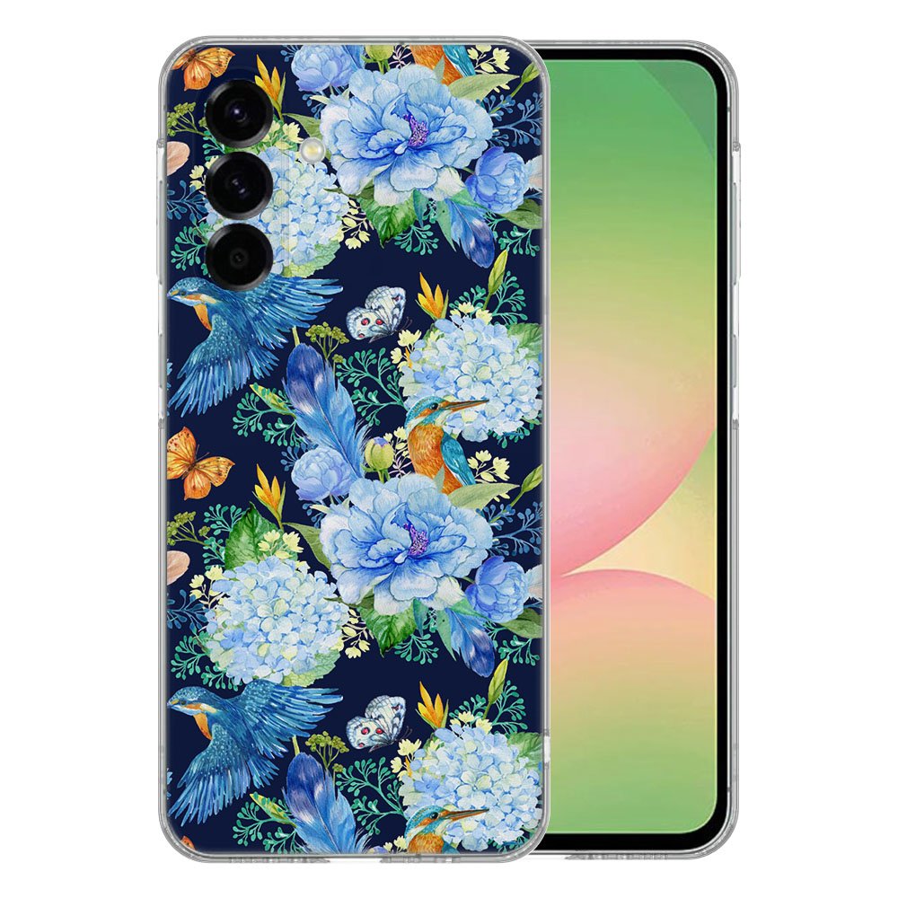Samsung Galaxy A56 TPU Hoesje IJsvogel Backcover aanzicht