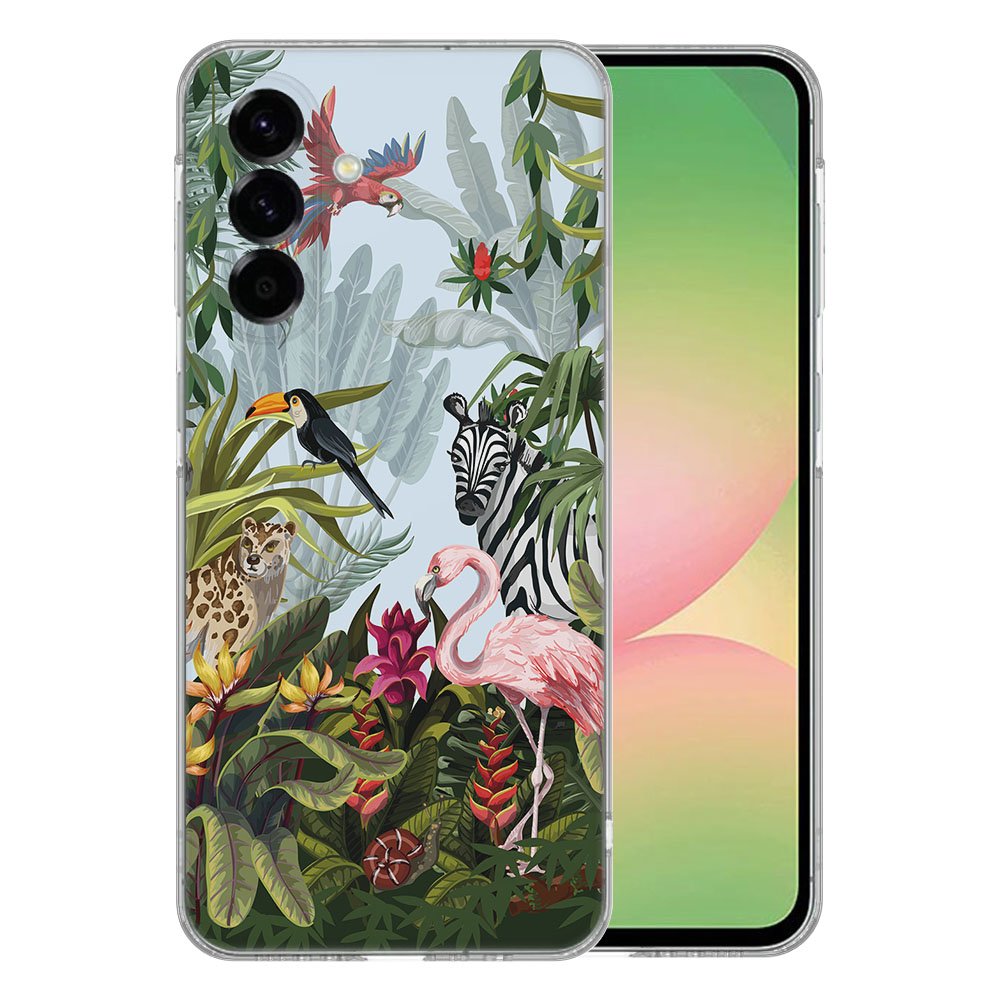 Samsung Galaxy A56 TPU Hoesje Jungle Backcover voorkant