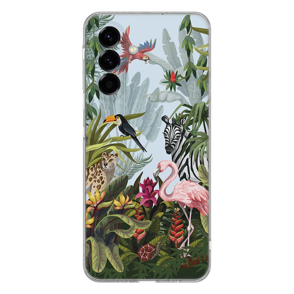 TPU Hoesje Samsung Galaxy A56 Jungle Backcover Jungle design voorkant