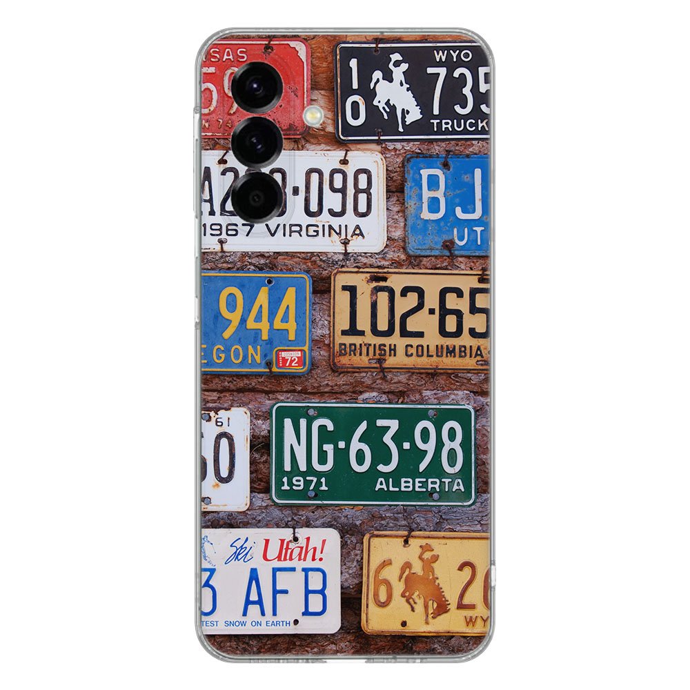 TPU Hoesje Samsung Galaxy A56 Kentekenplaten Backcover achterzijde