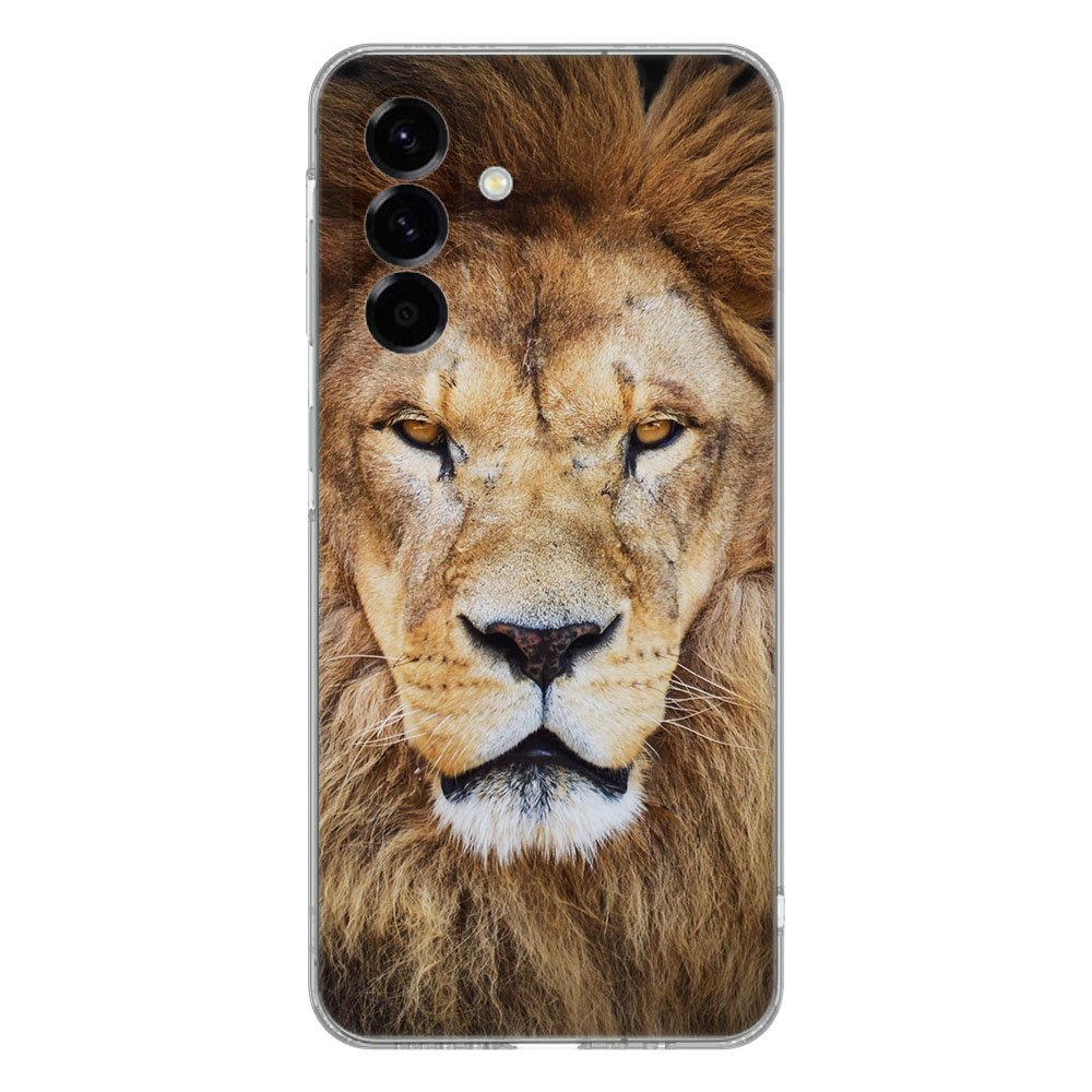 Samsung Galaxy A56 TPU Hoesje Leeuw Backcover voorzijde leeuw ontwerp
