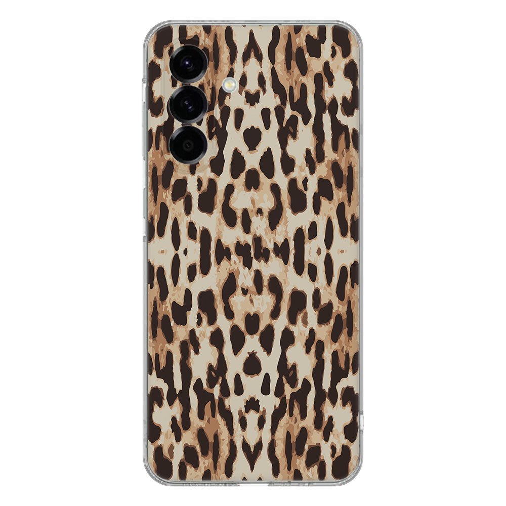 Samsung Galaxy A56 TPU Hoesje Leopard achterkant