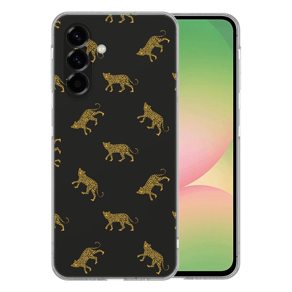 Samsung Galaxy A56 TPU Hoesje Leopards Backcover voorkant